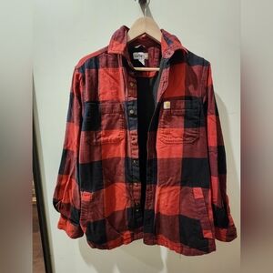 Carhartt Red and Black Relaxed Fit Jacket